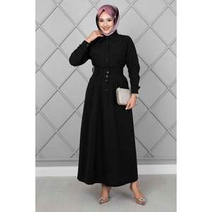 Costume 2 pièces avec poches détaillées noir - Product Image 1