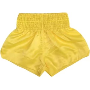 Nouveau style de short Muay Thai pour hommes toile décontractée couleur unie fermeture élastique sur mesure pour la boxe au Pakistan - Product Image 6