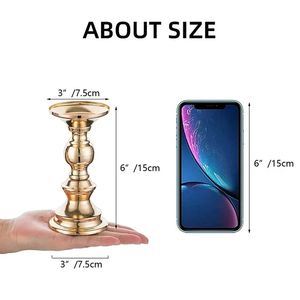 เชิงเทียนทองเหลืองสำหรับตกแต่งหรูหรา - Product Image 3