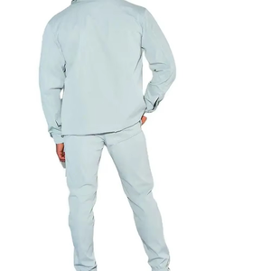 Vente chaude Hommes Cargo Pantalon Automne Hiver Survêtements Multi Poches Jogging Costumes Coupe-Vent Logo Blanc Formation - Product Image 3
