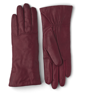 ถุงมือยาวสีแดงลายทาง oM/odm ถุงมือหนังแกะสีแดงสำหรับผู้ชายและผู้หญิงหนังแท้ใช้งานกลางแจ้ง - Product Image 5