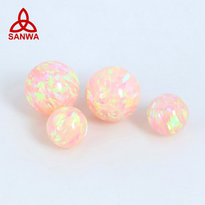 Đá Quý Rời Hình Tròn Đá <span class=keywords><strong>Opal</strong></span> Thời Trang Nhật Bản Trong OP80 Màu Xanh Ngọc Lam Nhạt Phân Phối Trực Tiếp Phụ Kiện Màu Bạc - Product Image 6