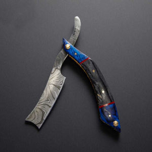 High Quality Damascus Steel Hand Made <b>Razors</b> Wholesale <b>Men</b> Handmade Damascus Steel Shaving <b>Razor</b> - Product Image 2