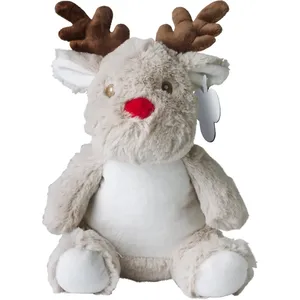 Juguetes Promocionales de Peluche Personalizados con Forma de Reno, Lindos y Suaves, con Diseño de Dibujos Animados - Product Image 2