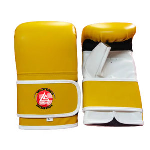 Mitaines de boxe en cuir robustes, imperméables, design personnalisé pour adultes - Absorption de l'humidité, sangle auto-agrippante, logo couleur personnalisée - Product Image 1