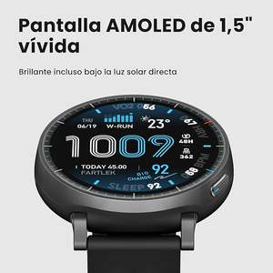 Para Amazfit Pro W2556GL1N Preto, Reloj Inteligente de 1.5 Pulgadas con Pantalla Táctil, Rastreador de Actividad Física, Asistente de Voz con IA, Resistente al Agua IP68, con Auriculares - Product Image 2