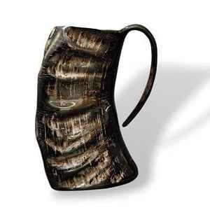 Taza para beber cerveza de cuerno de buey ecológico Vikingo, tazas pulidas de cuerno de buey de búfalo para decoración, precio de fábrica - Product Image 6