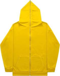 Sweat à capuche avec fermeture éclair complète Sweats à capuche pour hommes en coton et polyester de haute qualité Impression personnalisée Sweat à capuche polaire à fermeture éclair complète - Product Image 3