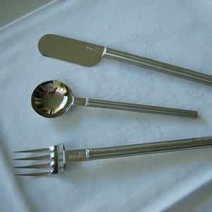 New Stainless Steel Gold Plated Spoon Fork with White <b>Colour</b> Handle High Quality Classic <b>Cutlery</b> for Wedding Restaurant Home - Product Image 4