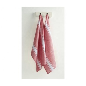 Sky Blue 100% Cotton Embroidered Coral Velvet Animal Print Reusable Eco-Friendly Soft Absorbent <b>Hanging</b> Golf Kitchen <b>Towel</b> Sets - Product Image 5