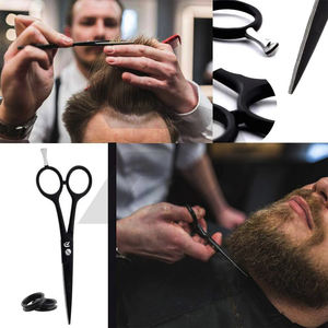 Ciseaux de coiffeur en acier inoxydable de conception bleue professionnelle pointe de lame tranchante pour l'outil de beauté de Offre Spéciale de coupe de cheveux de maison et de magasin - Product Image 5