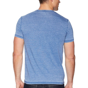 T-shirt de poids lourd vierge de haute qualité sur mesure toutes tailles hommes t-shirts microfibre équipage Fitness col arrondi sport - Product Image 3