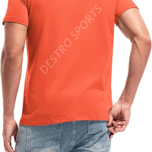 T-shirts oversize pour hommes à manches courtes en coton respirant - Product Image 4