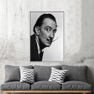 Impression sur toile moderne et élégante : Art mural abstrait pour bureau, toile encadrée blanche - Product Image 1