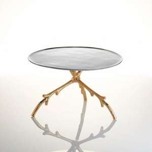 แท่นวางเค้กโลหะหรูหราพร้อมพื้นกันลื่นที่ออกแบบมาสำหรับการจัดวางอย่างปลอดภัยบนพื้นผิวต่างๆสำหรับเค้กอลูมิเนียม - Product Image 6