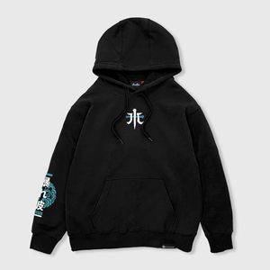 Sweat à capuche graphique style japonais pour hommes conçu imprimé au Canada polaire à l'intérieur 65% polyester 35% coton - Product Image 3