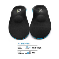 Arch Pain Chaussures Semelles PU Palmilhas Corretivas Fasciite plantaire Semelles de soutien de la voûte plantaire Hommes Femmes