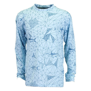 Prix usine étanche UPF 50 Protection solaire à manches longues léger de haute qualité hommes pêche t-shirts à vendre - Product Image 1