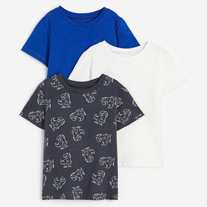 Venta al por mayor de otoño niños camisetas niños rayas niños Polos manga larga algodón moda niños camisetas - Product Image 1