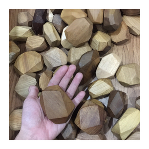 Tumi ISHI Blocs d'équilibrage, jouet en bois non toxique pour la mise au point, fabriqué à la main avec de l'huile de jojoba, durable et élégant en vrac - Product Image 3