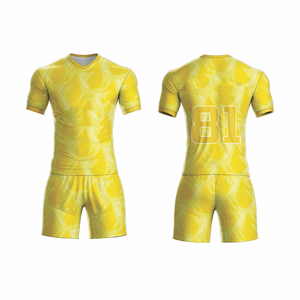 Conjunto de camiseta de fútbol sublimada negra para hombre, uniforme de fútbol de patrón personalizado con número de nombre de impresión completa, ropa deportiva de equipo transpirable - Product Image 4