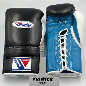 Guantes de boxeo profesionales de cuero de vaca Guantes de boxeo de entrenamiento de combate al por mayor logotipo personalizado - Product Image 5