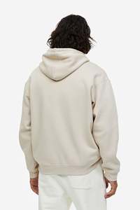 Sudadera con Capucha para Hombre, OEM/ODM, 100% Algodón Fleece, 580g, Logotipo Bordado Personalizado, Resistente al Viento, Ecológica, Estilo Holgado con Hombros Caídos - Product Image 3