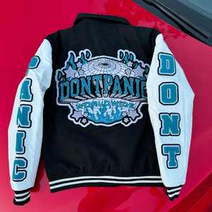 Chaqueta Universitaria de Béisbol Personalizada para Hombre, Estilo Bomber, Bordado Chenille de Alta Calidad, Modelo 2025 - Product Image 6