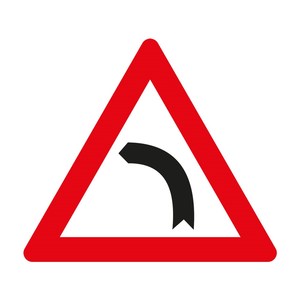Panneau de signalisation réfléchissant en forme de flèche gauche pour la sécurité routière - Matériau PVC - Product Image 1