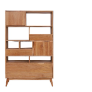 Étagère et armoire industrielles modernes en zigzag, style minimaliste, meubles de salon pour la maison - Product Image 5