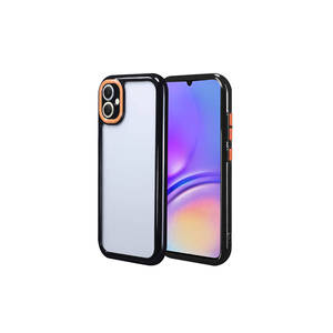 Funda de Silicona de Lujo Netzy para Samsung Galaxy A05, Serie Vitamin, Diseño de Borde de Color Moderno, Protección para Cámara - Product Image 1