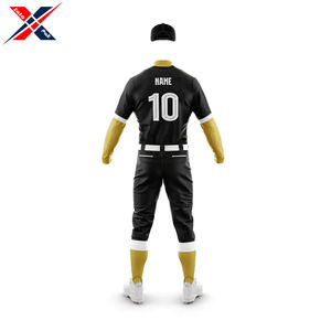 Nouvelle arrivée uniforme d'entraînement en tissu doux au toucher de fabrication pakistanaise dernier style OEM vêtements d'équipe sportive pour le baseball - Product Image 6