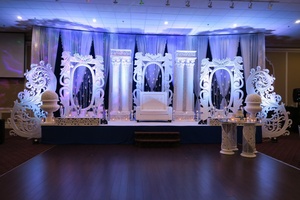 <b>Wedding</b> Double Pillars Fiber Mandap Decor Traditional <b>Wedding</b> Twin Pillar Fiber Mandap Exclusive <b>Wedding</b> Pillar Mandap Australia - Product Image 5