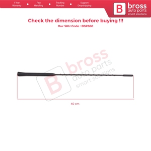 Antena de Techo BSP860 para Radio AM FM, Varilla de Antena M6 de 6 mm para C-Max, Edge, Explorer, Fiesta, Focus, MKT, MKX, MKZ, Milan, CT4Z18813A - Product Image 6
