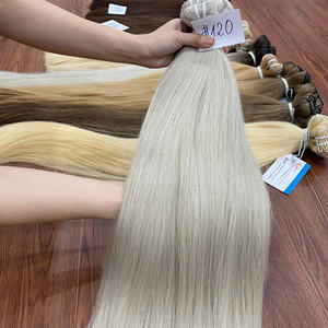 Extensions de cheveux de luxe, cheveux vierges vietnamiens, cheveux humains, double trame, lots en gros - Product Image 3