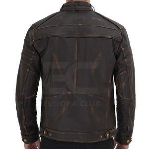 Veste en cuir tendance hiver 2025, col montant, faible MOQ - Product Image 5