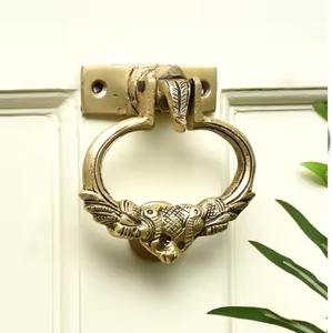 ที่เคาะประตูโลหะสำหรับตกแต่งสไตล์โบราณของประดับประตูหน้าประตูบ้านแบบงานหนัก - Product Image 2