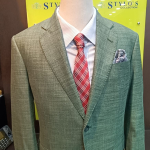 Unisex Slim-Fit #199 Blazer Pantalones de manga larga con cuello en V Camisa de esmoquin Tela tejida Oficina de negocios Fiesta Traje DE BODA Tallas grandes - Product Image 2