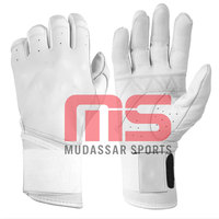 Gants de frappe de baseball en cuir respirant avec batte en bambou, sur mesure, haute qualité, ajustement extensible pour usage professionnel