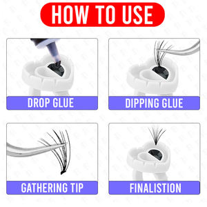 Top Quality Heart Shaped <b>Glue</b> Ring Nail Art Custom Label <b>Glue</b> Rings Wholesale <b>Glue</b> Ring <b>Eyelash</b> Extensions by Bahasa Pro - Product Image 4