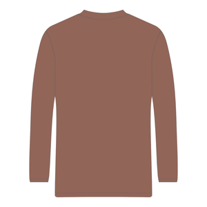 T-shirt à manches longues pour homme en coton biologique 100% de luxe, col rond, pré-rétréci, certifié GOTS, respirant, coupe ajustée - Product Image 4