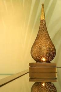 Linternas marroquíes de lujo de diseño único decorativas para decoración de hogar y jardín linterna de vela de Metal de Navidad - Product Image 4