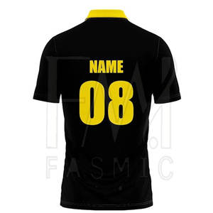 Venta al por mayor de camisetas de cricket para los hombres con 100% algodón sublimado patrones camisetas de cricket para personalizar su propio logotipo de marca - Product Image 3