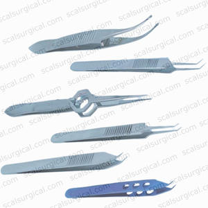 Pinzas de Trasplante de Cabello ángulo/recto FUE pinzas de Trasplante de Cabello instrumento quirúrgico - Product Image 1