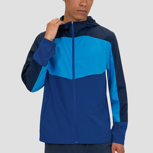 Veste de cyclisme imperméable personnalisée OEM pour hommes, couleurs contrastées, vêtements d'escalade en plein air, grande taille, respirante, techniques d'impression - Product Image 1