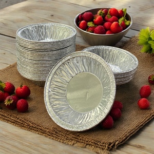 Gobelet à tarte aux oeufs jetable écologique de 45ml en papier d'aluminium pour la pâtisserie à domicile, la restauration et le réchauffage - Product Image 2