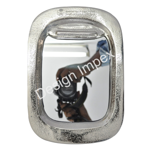 Excepcional espejo de ventana de avión niquelado al por mayor espejo de alta calidad decorativo montado en la pared espejo de tocador mejor venta - Product Image 2
