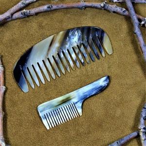 Peine de Cuerno de Búfalo Estilo Animal Ecológico Indio Más Vendido, Peine de Cuerno de Buey Natural Hecho a Mano, Listo para Enviar - Product Image 6