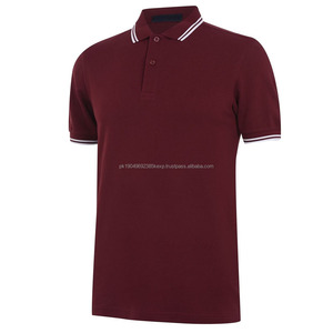100% coton hommes polos Original Golf & Sports décontracté polo avec devant tricoté Logo Polo T-Shirt - Product Image 1