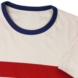 Calidad Premium 100% algodón logotipo personalizado hombres impresión bordado liso camisetas de gran tamaño transpirable de talla grande contraste Color - Product Image 4